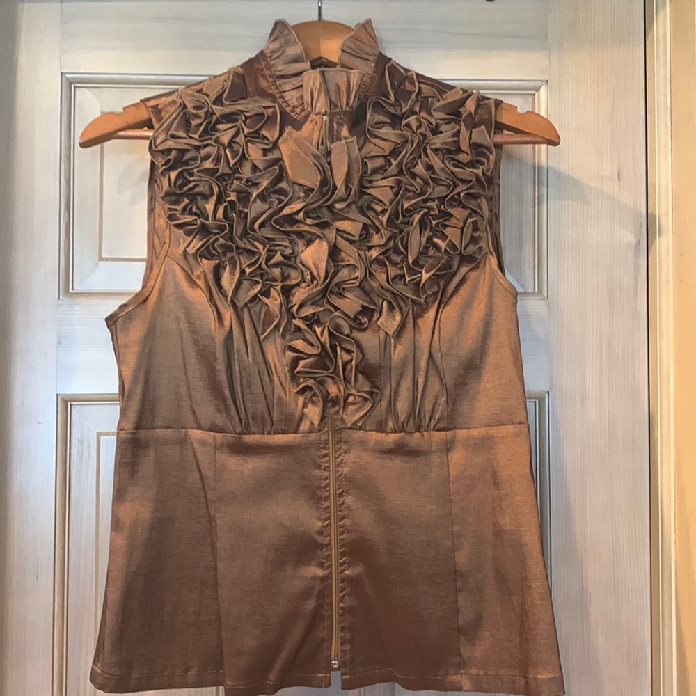 Joseph Ribkoff Bronze Vest - Gorgeous!!!!